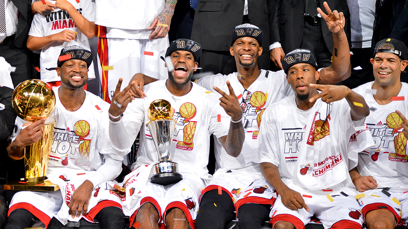 NBA Finals 2013: Miami Heat repeat as champions, and the celebration begins  