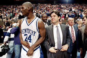 Jamal Mashburn and Rick Pitino