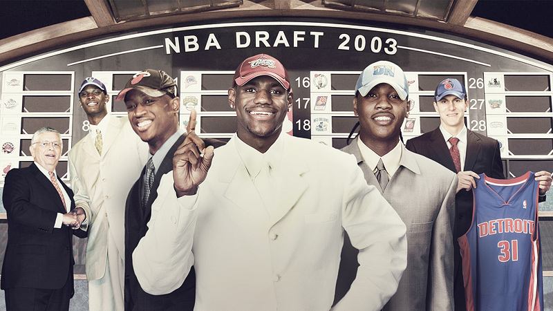 How many players still remain from the 2003 draft class? Taking a