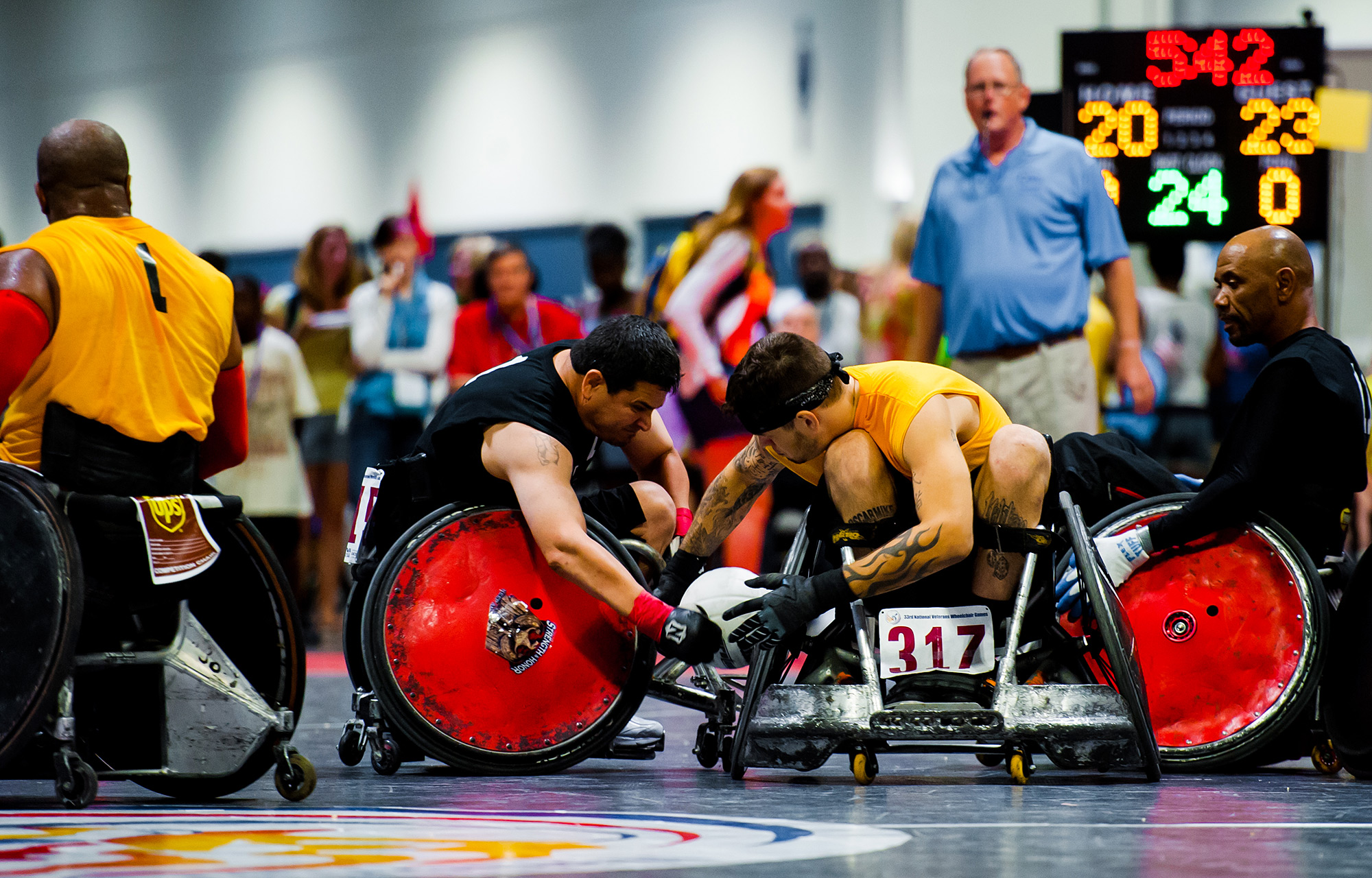 Gabe Diaz de Leon and Mason Symons National Veterans Wheelchair Games