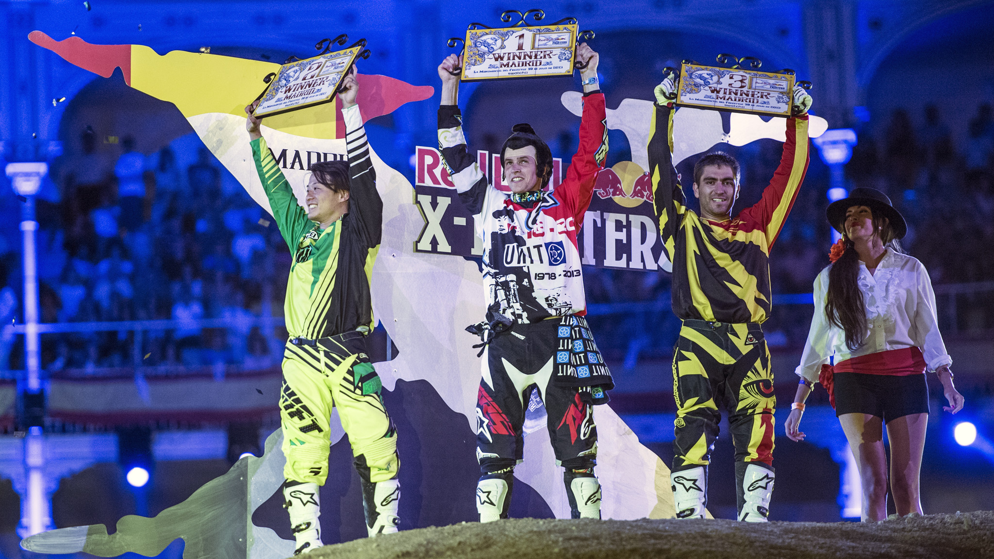 Madrid Podium - Red Bull X-Fighters Madrid photo gallery - X Games