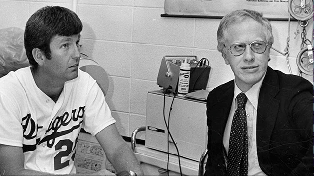 Tommy John selling photos of MRI on surgically reconstructed elbow