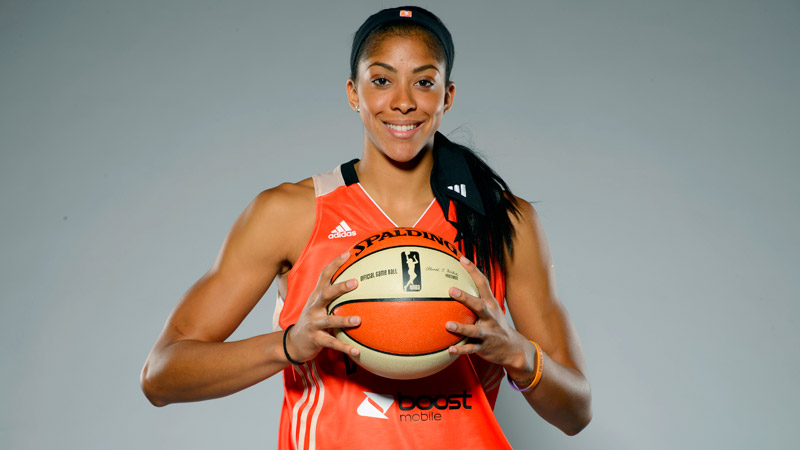 WNBA -- Los Angeles Sparks' Candace Parker finally joins in All