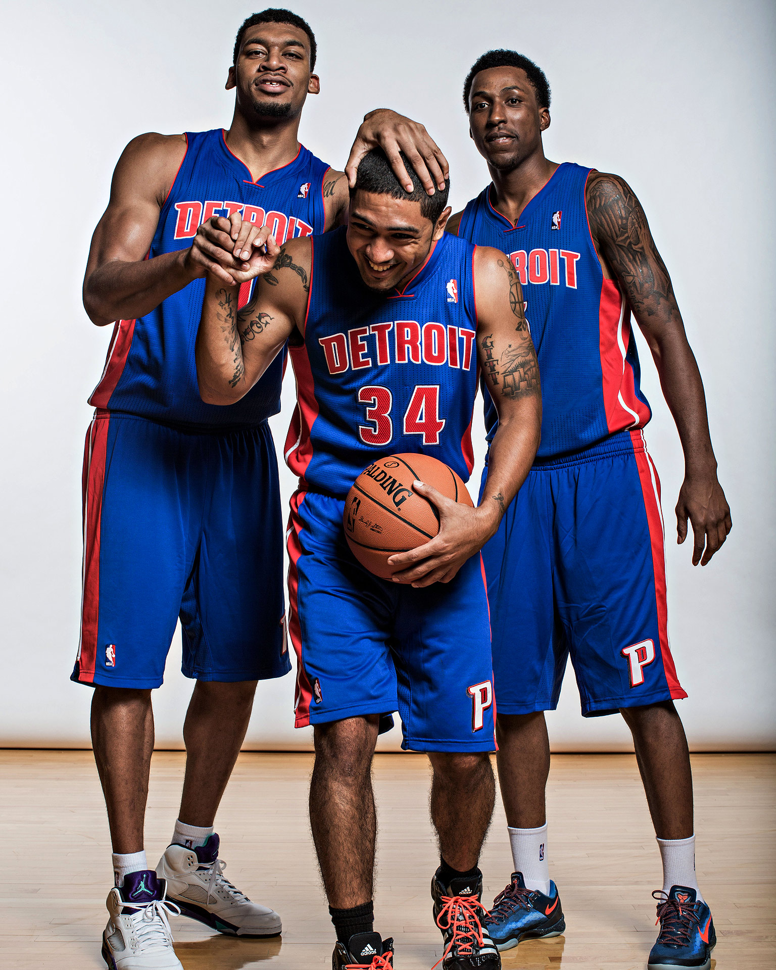 Detroit Basketball Rookie Photo Shoot ESPN