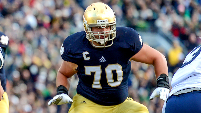 Former Notre Dame Fighting Irish Football And Dallas Cowboys Lineman Zack  Martin Named To NFL All-Decade Team