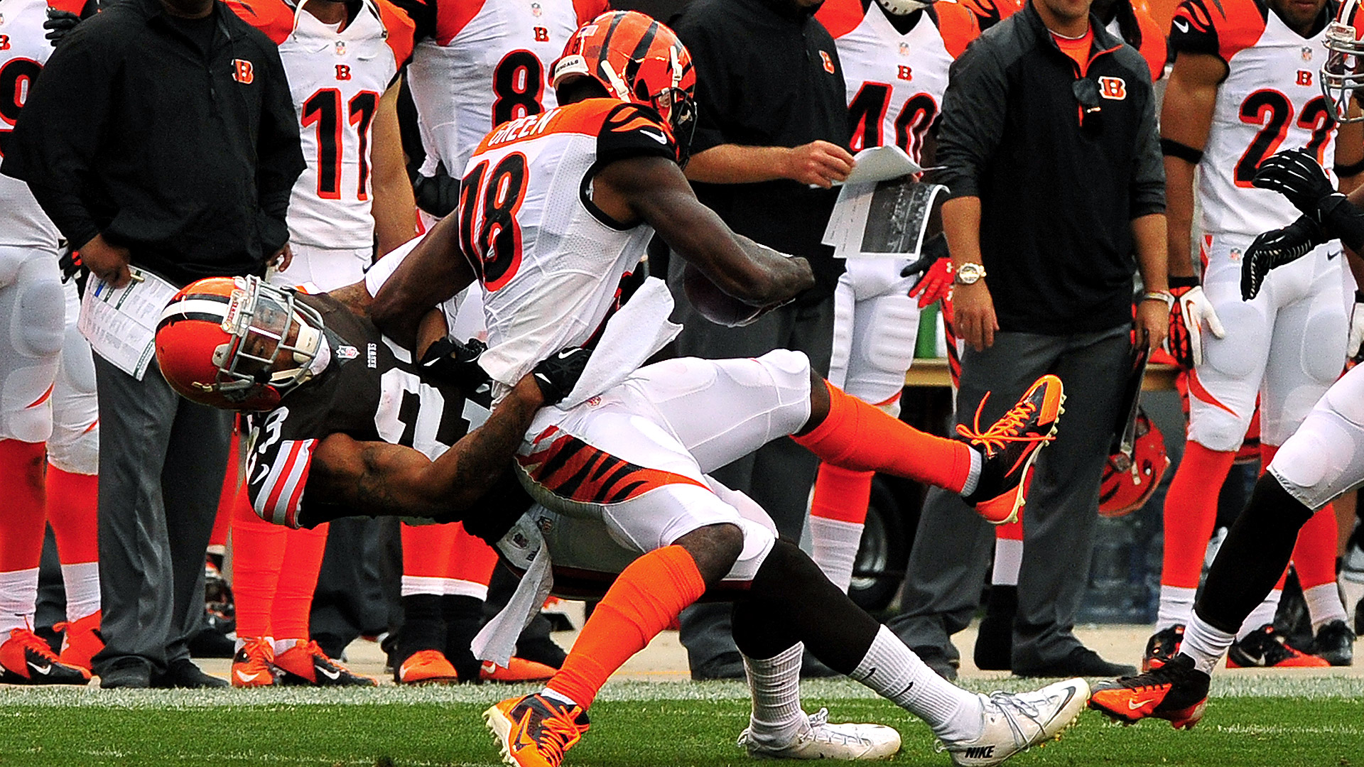 A.J. Green stymied by 'great' Joe Haden - ESPN - Cincinnati