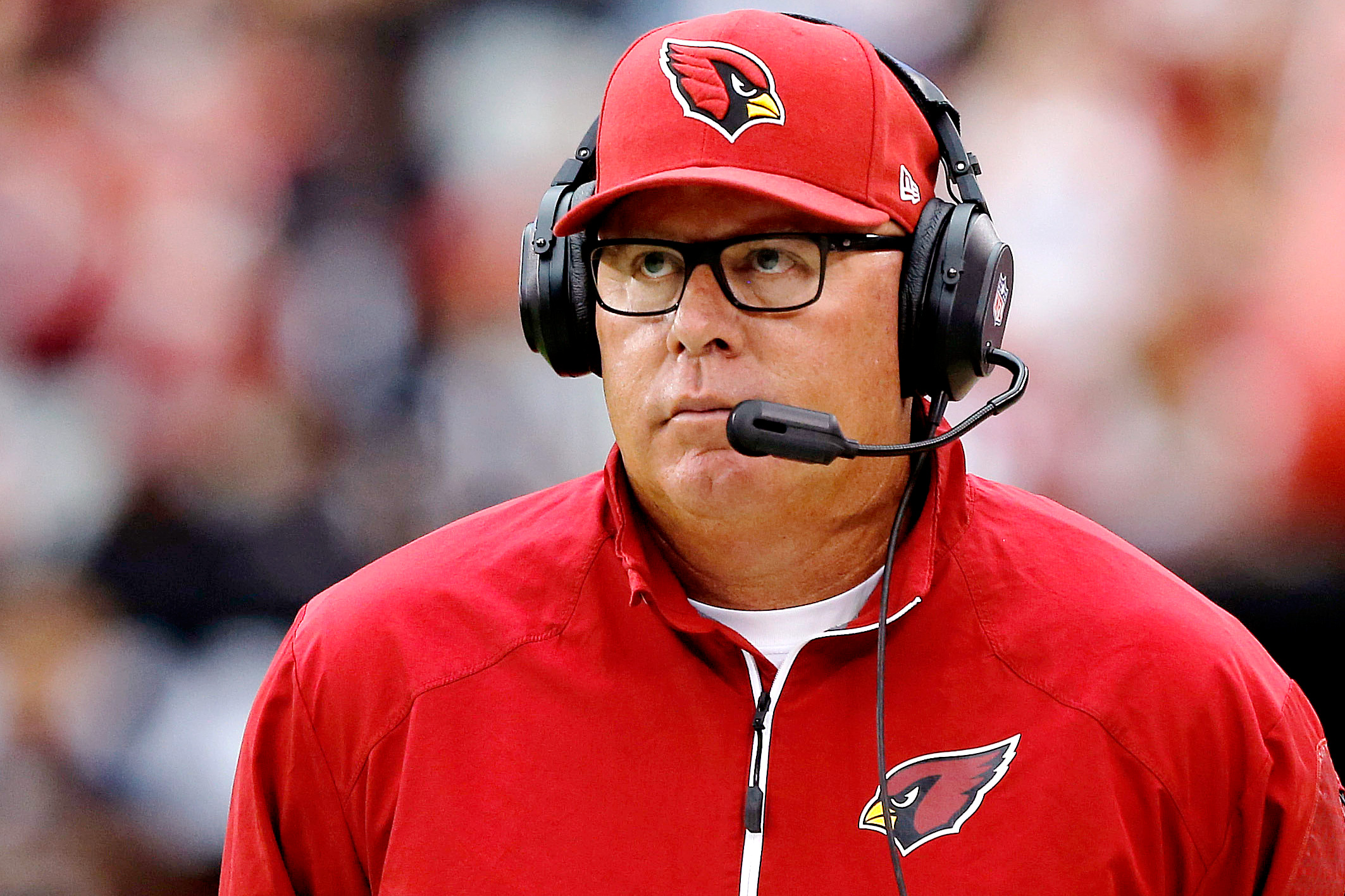 Arizona Cardinals Head Coach Bruce Arians Benches Logan Thomas on