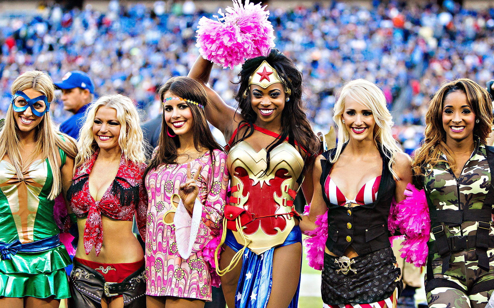 nfl cheerleader halloween costumes