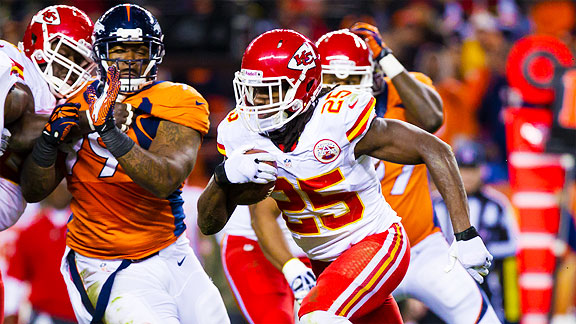 Jamaal Charles enjoys one of best fantasy football performances in recent  memory - ESPN