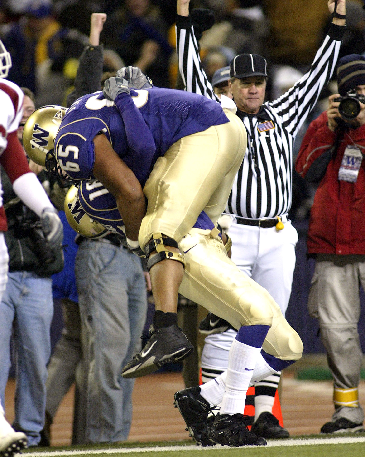 Corey Williams, Khalif Barnes WashingtonWashington State Rivalry