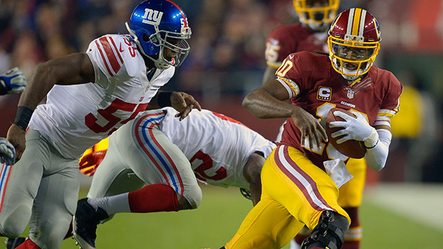 Robert Griffin III says he won't wear knee brace in 2014