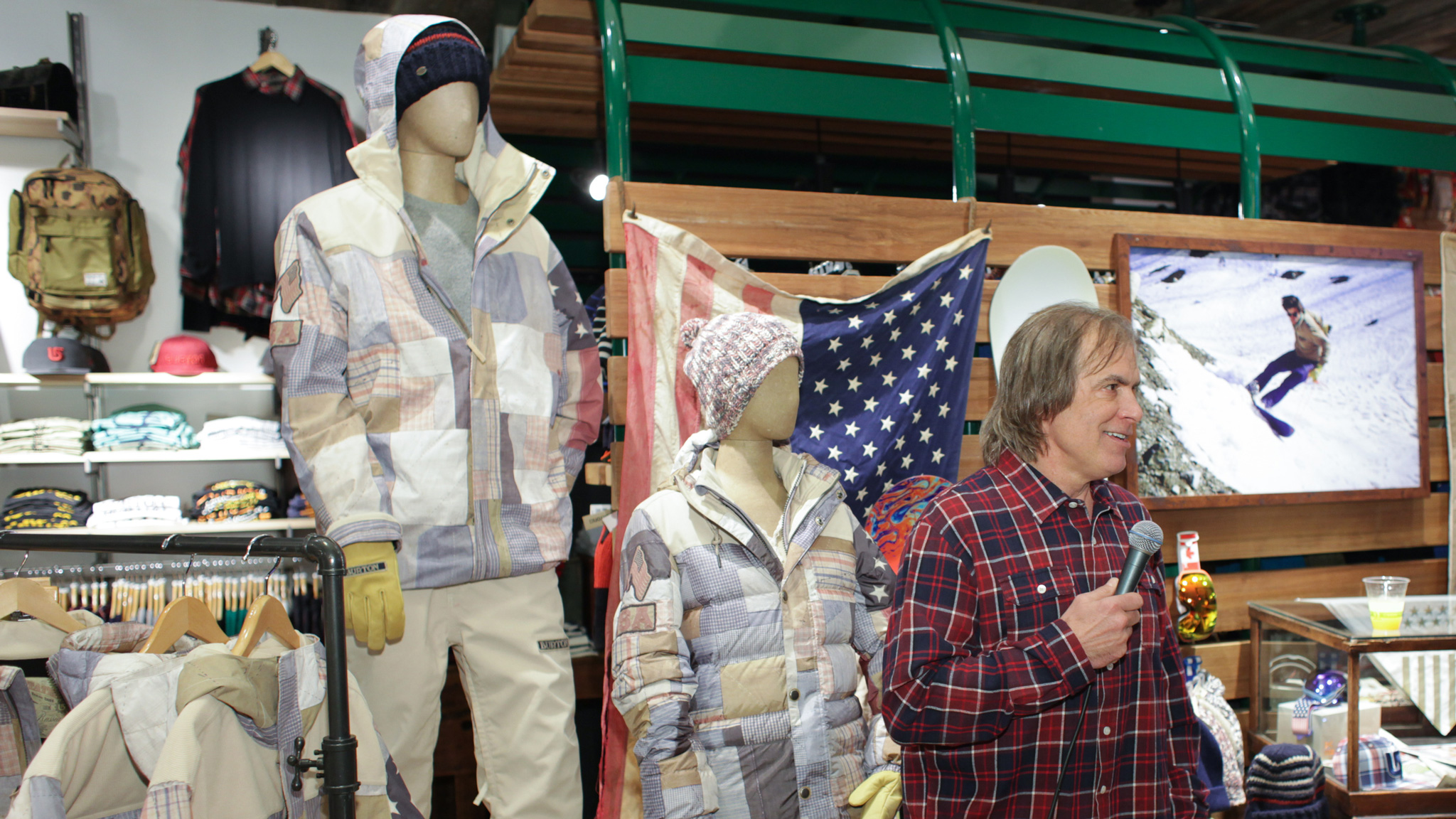 Vintage quilt inspiration Burton The North Face U.S. Olympic