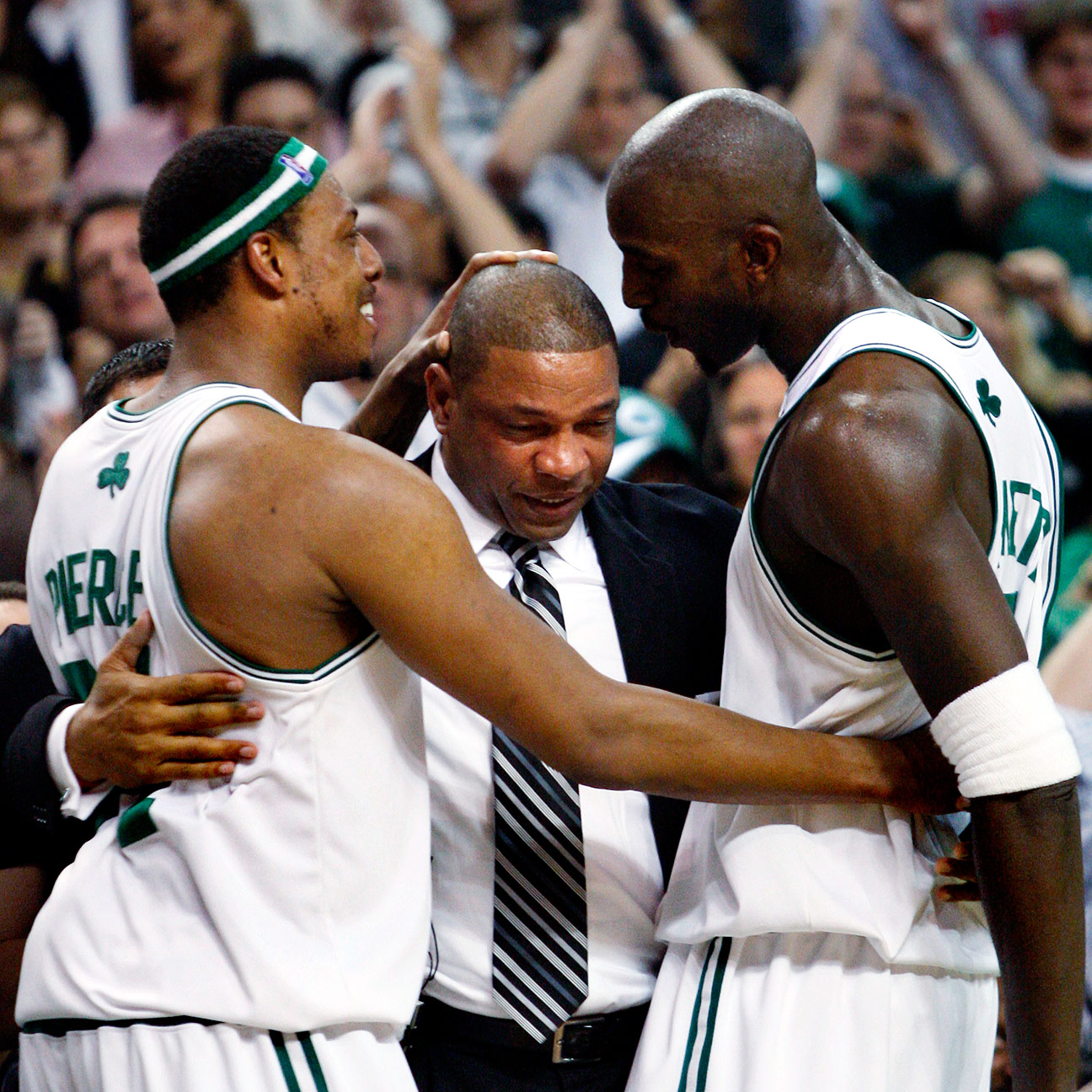 Doc Rivers didn't see Boston Celtics announce Kevin Garnett's