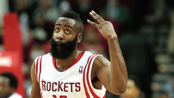 Harden hurts elbow, scheduled to have MRI