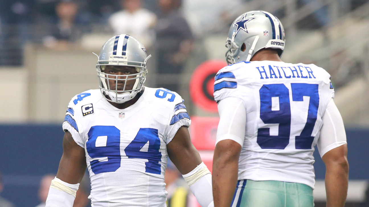 Dallas Cowboys defensive tackle Jason Hatcher (97) during the