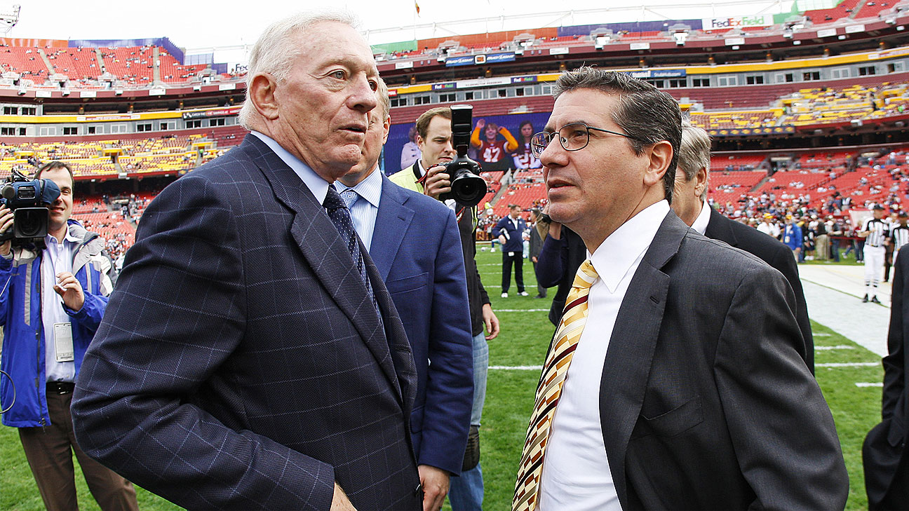 Dan Snyder 'has dirt' on Jerry Jones, hired PI to track NFL owners