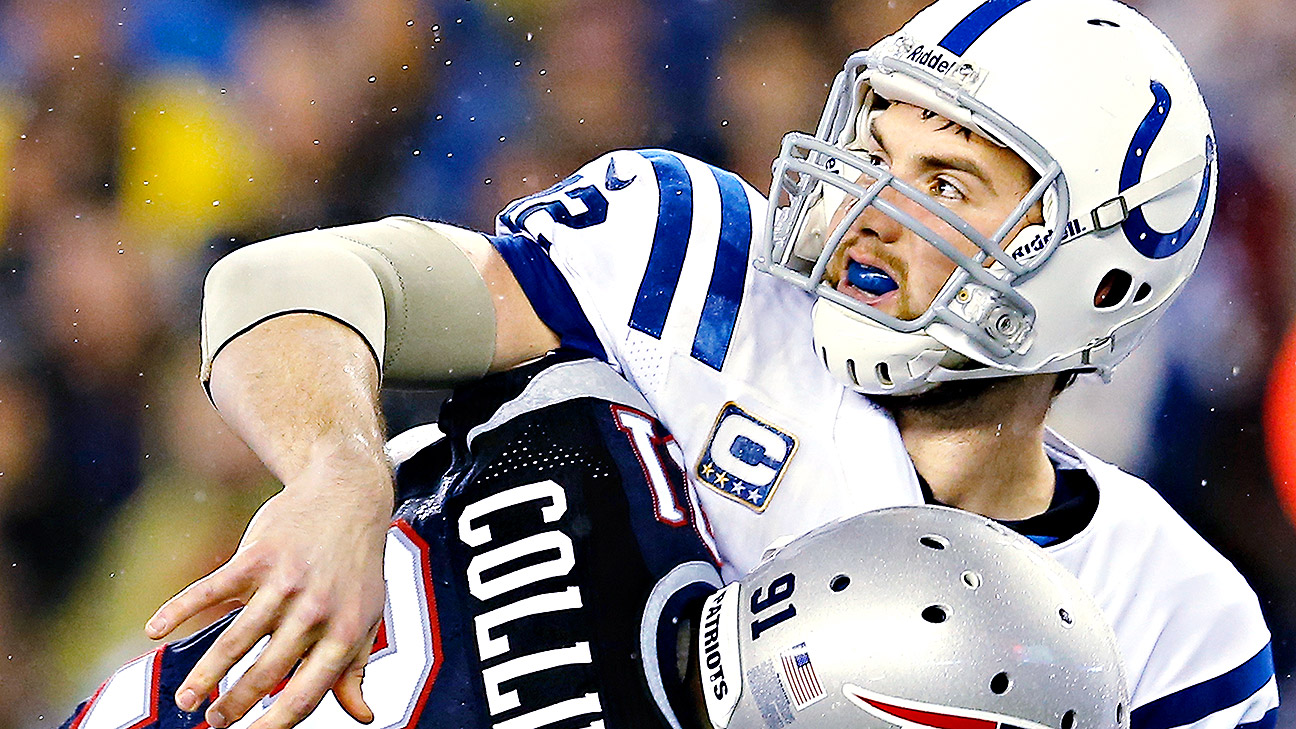 Andrew Luck carries Colts back, but Tom Brady, Patriots finish them off