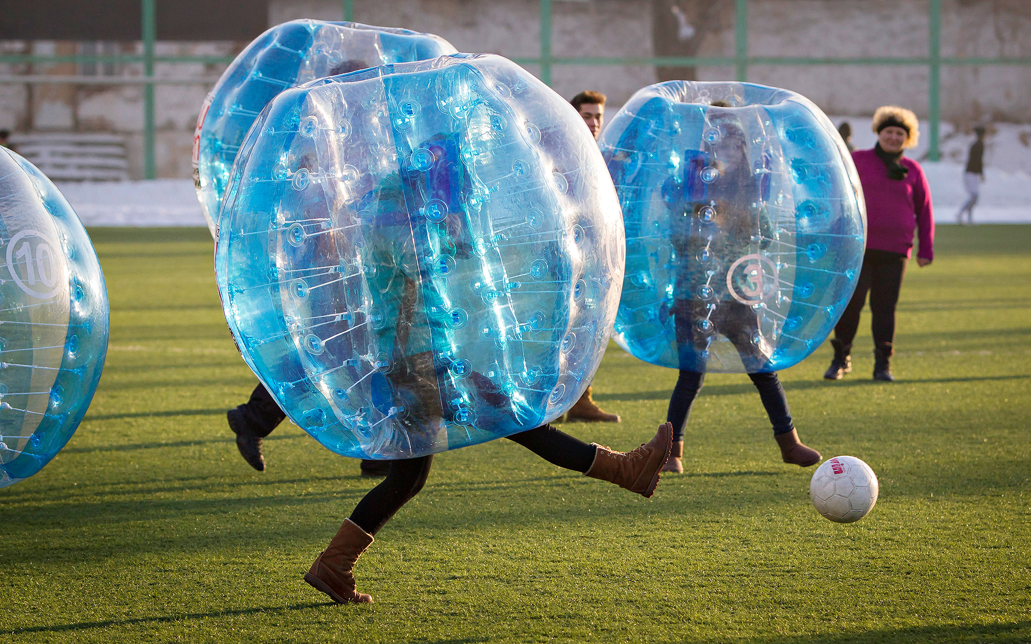 Bubble Soccer Friday Funnies For Jan 17 2014 ESPN