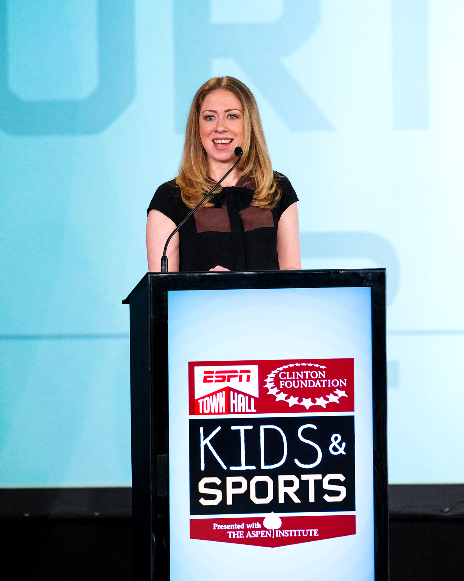 Chelsea Clinton Kids and Sports ESPN