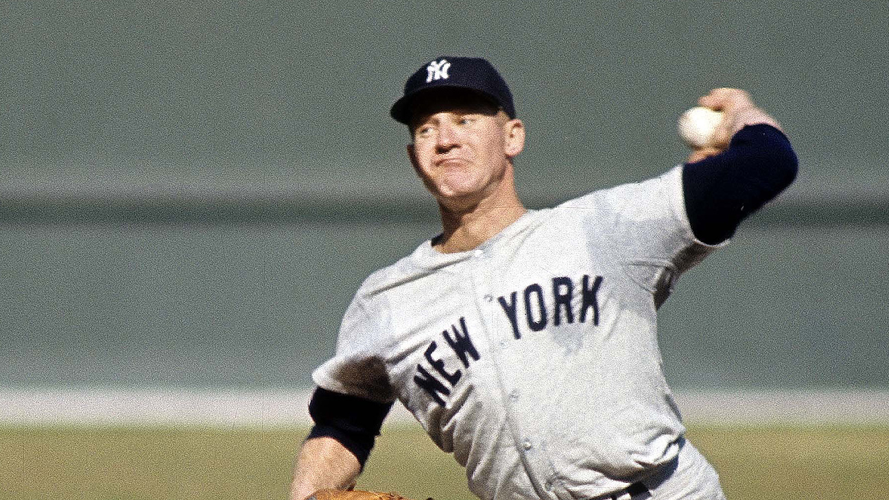 Hall of Famer Whitey Ford, New York Yankees' all-time wins leader