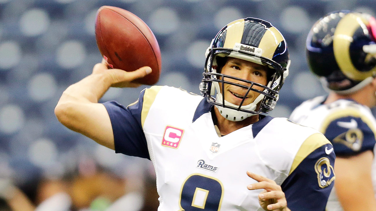 Rams QB Sam Bradford out for year with torn ACL