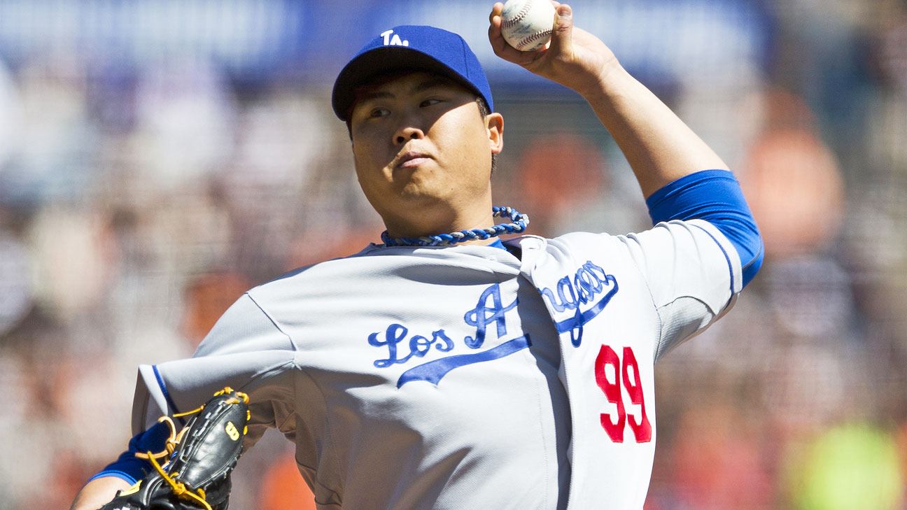 Hyun-Jin Ryu out until after All-Star break with groin injury - ABC7 ...