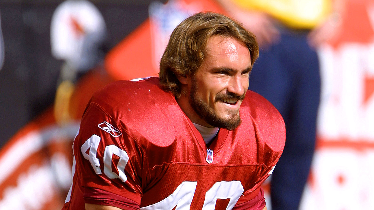 This is Pat Tillman. In May, 2002 he left the NFL and enlisted in
