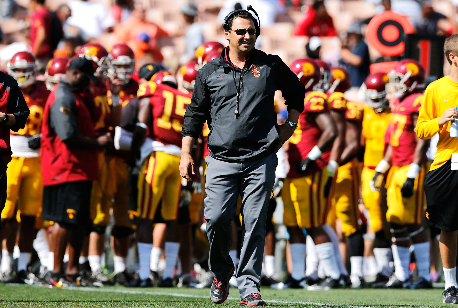 Steve Sarkisian College Football Spring Games Photo Gallery ESPN