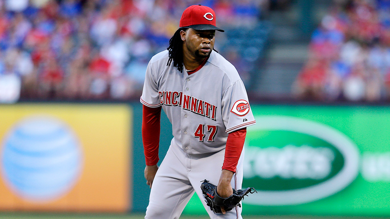 Royals acquire pitcher Johnny Cueto from Reds for three prospects