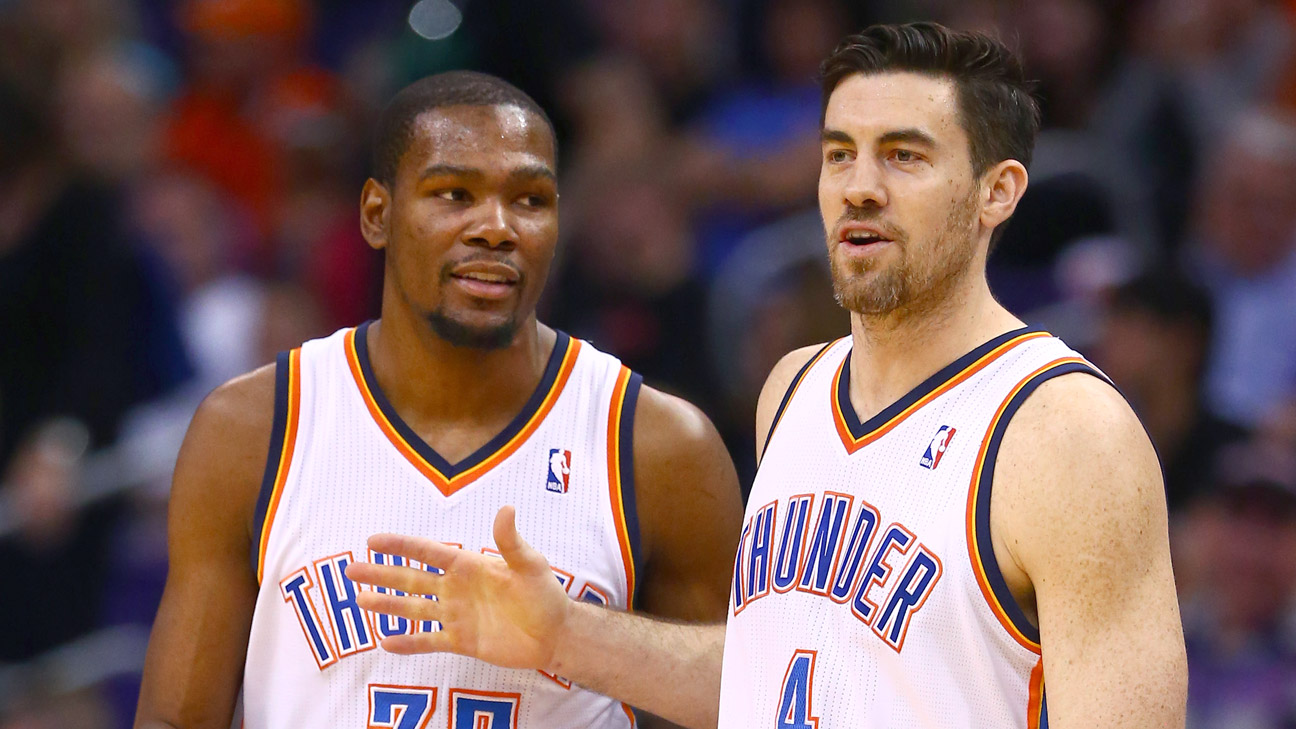 OKC Thunder: Kevin Durant attending Collison's jersey retirement - a step  to reconciliation