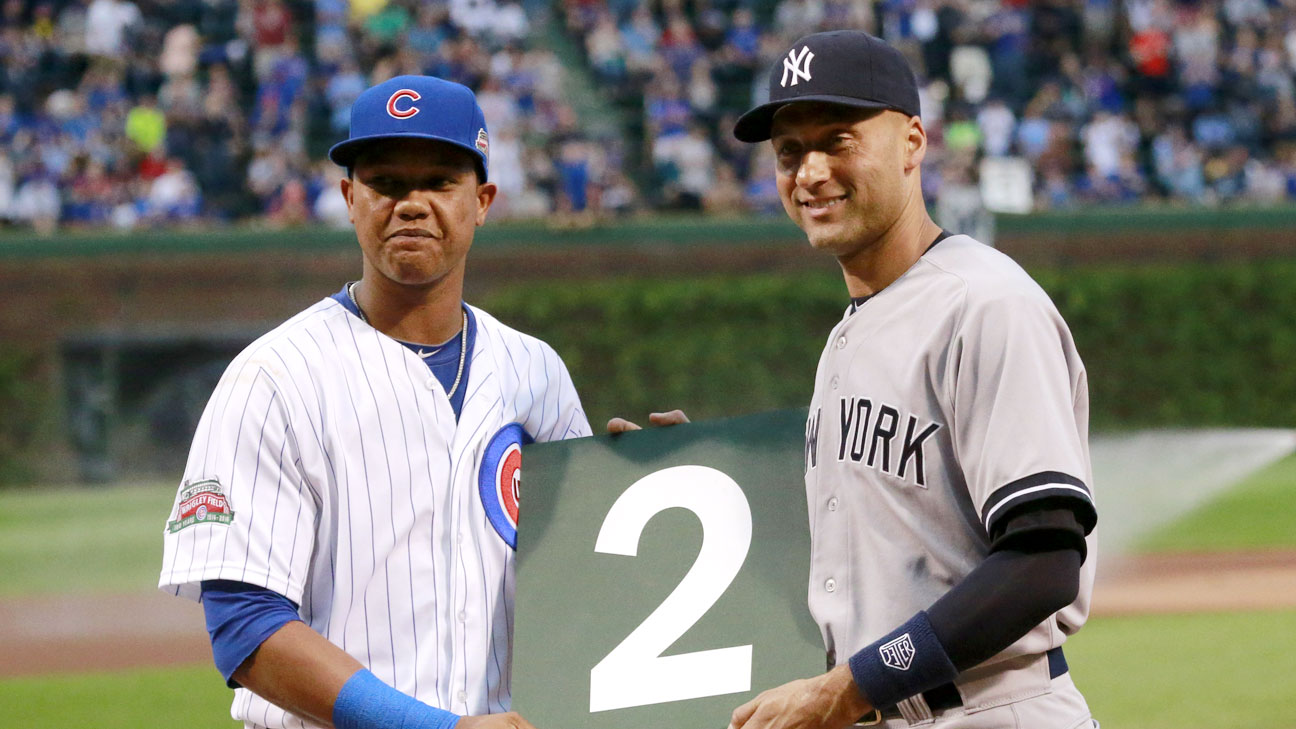 PHOTO: Derek Jeter to receive bronzed Yankees hat 