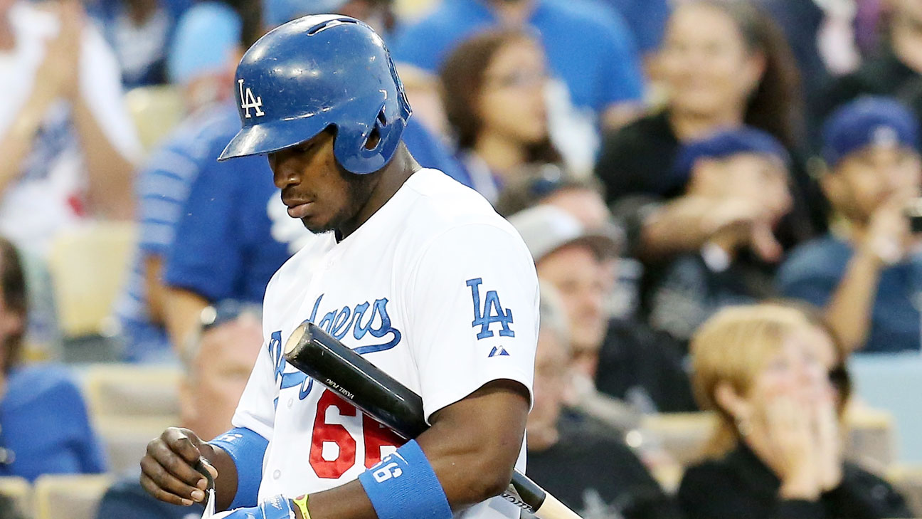 The latest sensation to don a Dodgers uniform: Yasiel Puig