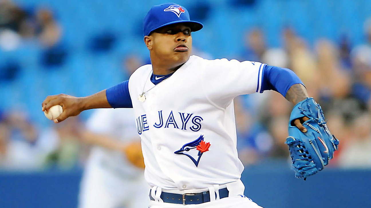 26 Feb 2015: Pitcher Marcus Stroman during the Blue Jays spring