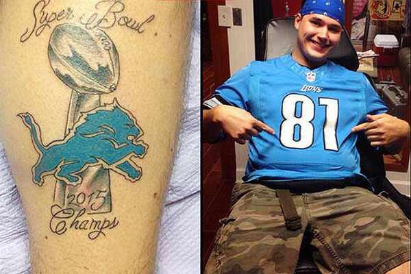 Cowboys fan with Super Bowl tattoo getting mocked