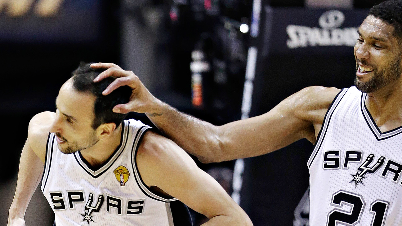 San Antonio Spurs guard Manu Ginobili defends his baldness after Patty  Mills roasts him - ESPN
