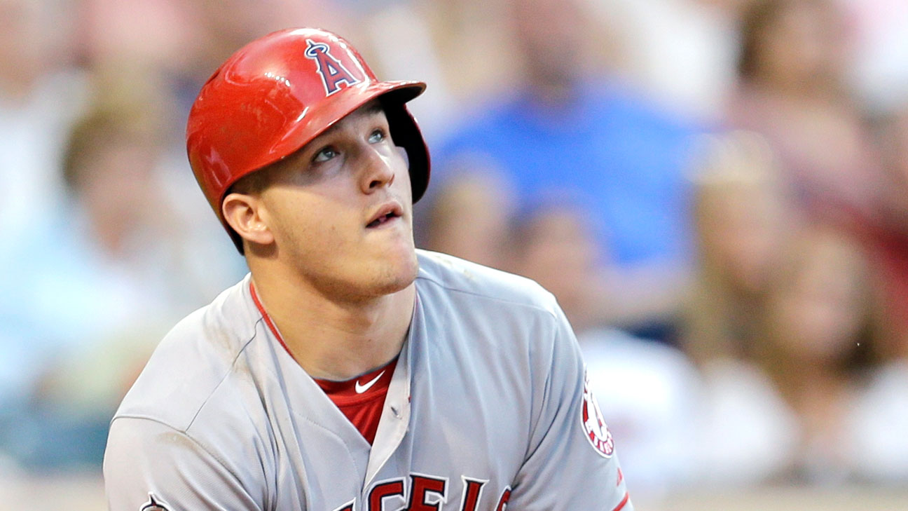 Mike Trout's throwing arm used to be a weakness, but is now a strength 