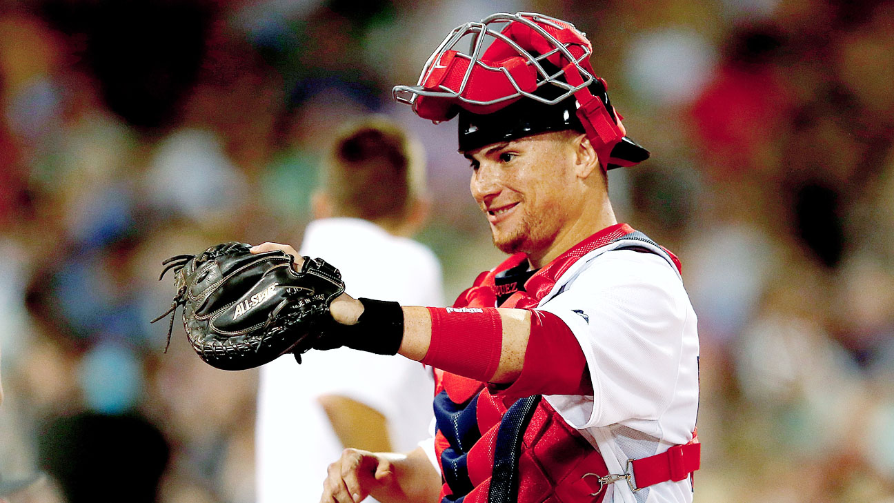 Christian Vazquez stars at and behind the plate