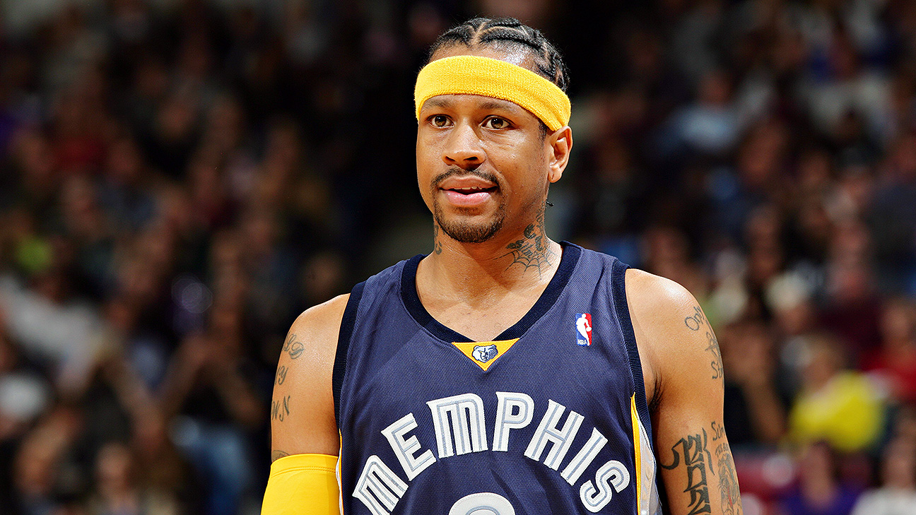 Allen Iverson becomes first Memphis Grizzlies player in Basketball ...
