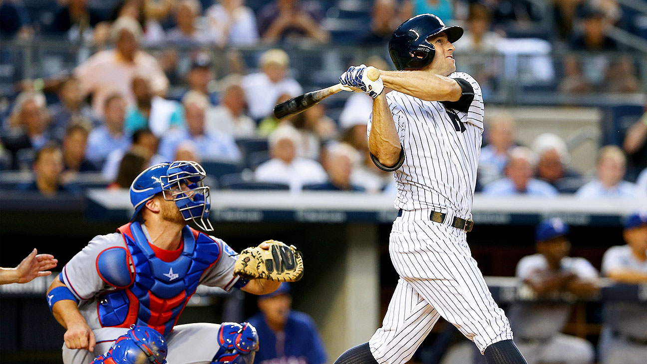 Brett Gardner and Derek Jeter by Elsa