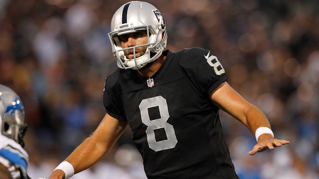 Consecutive setbacks can't deter Raiders QB Schaub