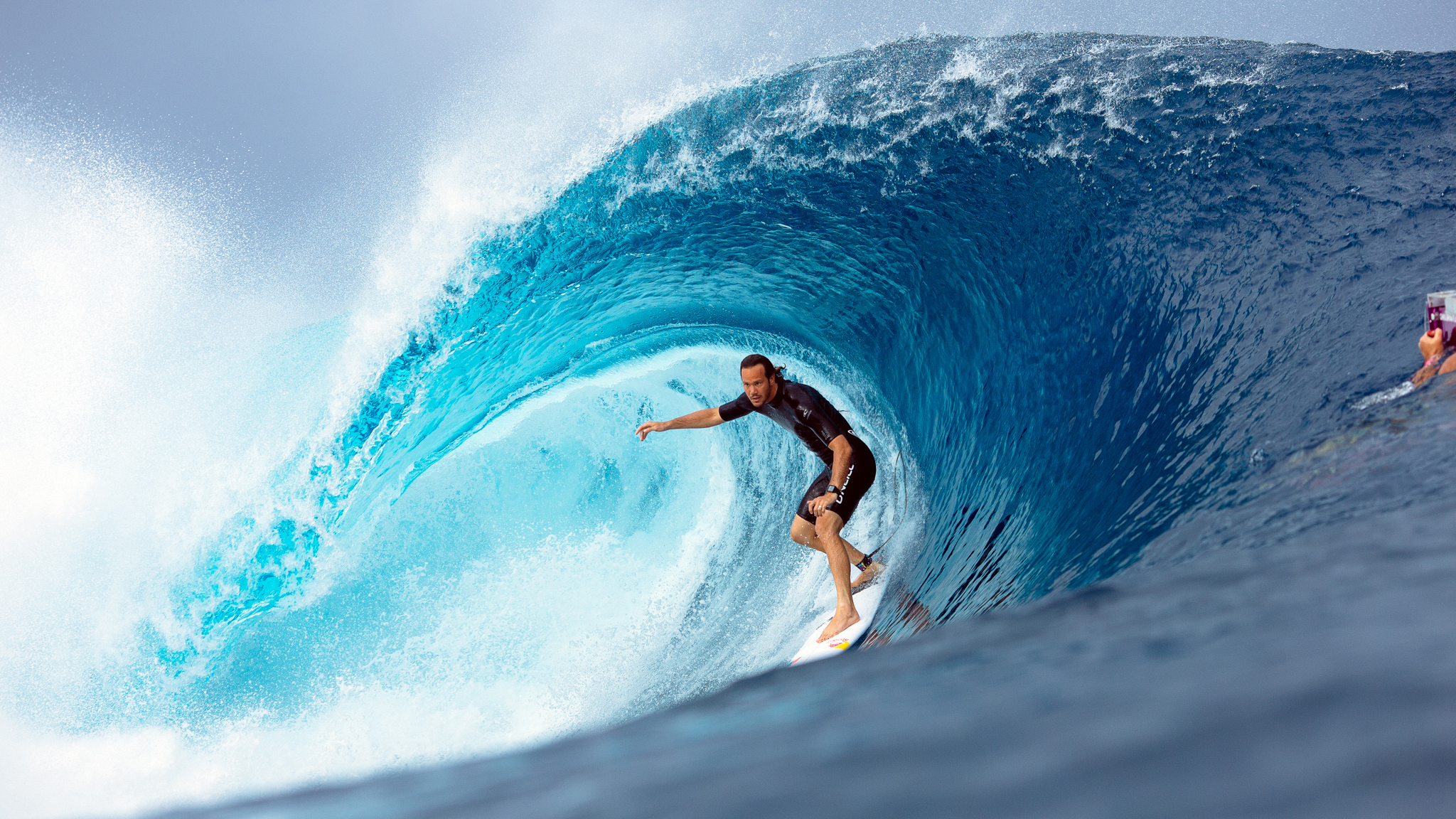 Teahupoo's Lighter Side - Free Surfing Teahupoo, Tahiti - X