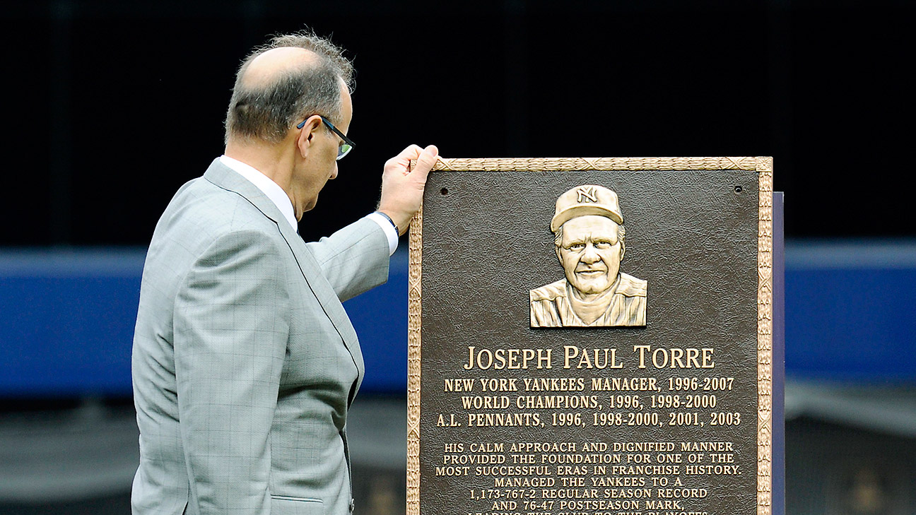 Joe Torre has No. 6 retired by New York Yankees - ESPN
