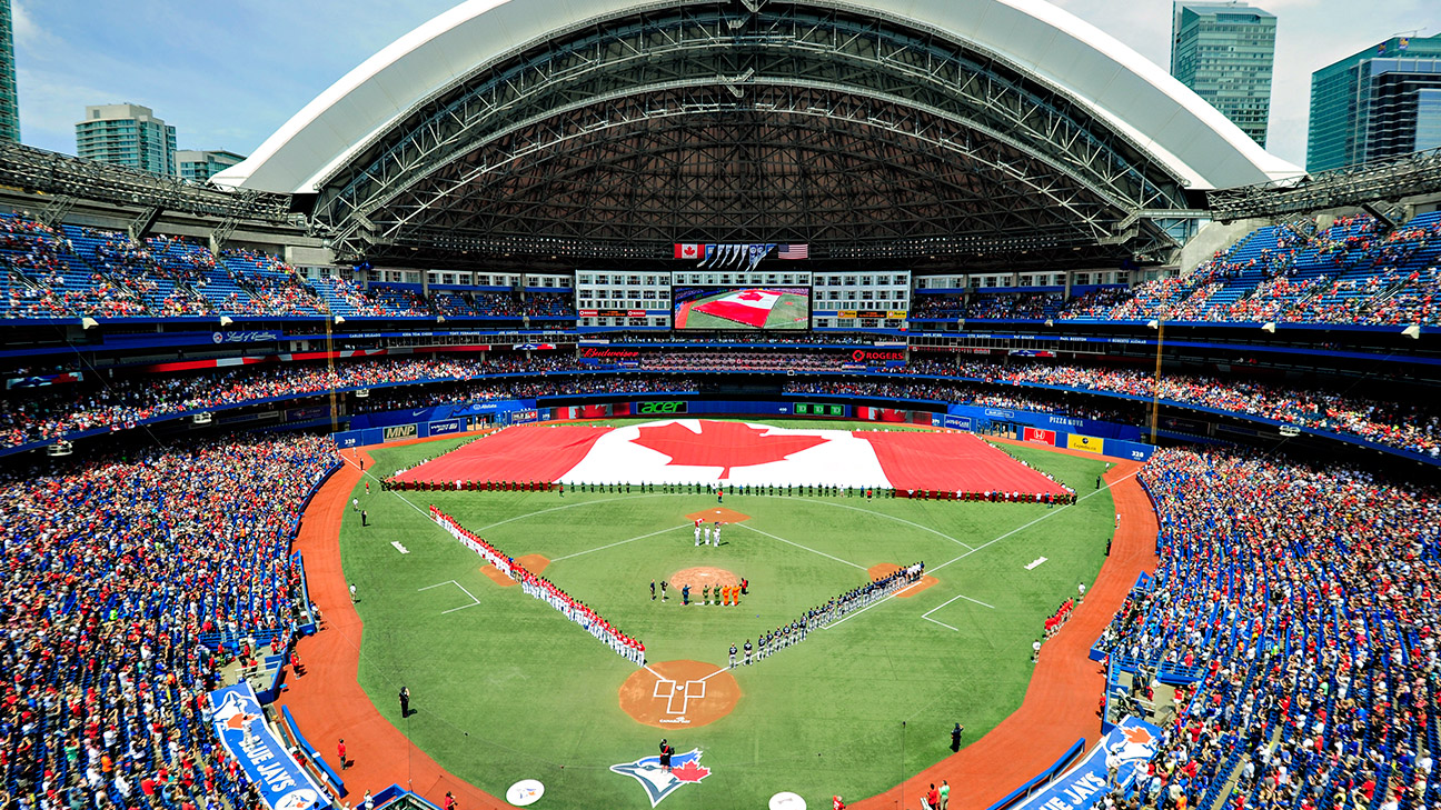 Blue Jays game at Rogers Centre on Canada Day 2023 