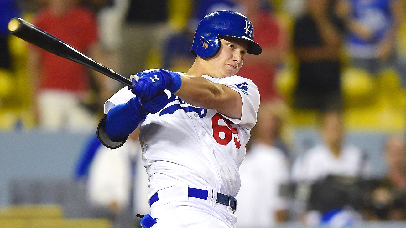 Joc Pederson Los Angeles Dodgers Majestic Official Cool Base