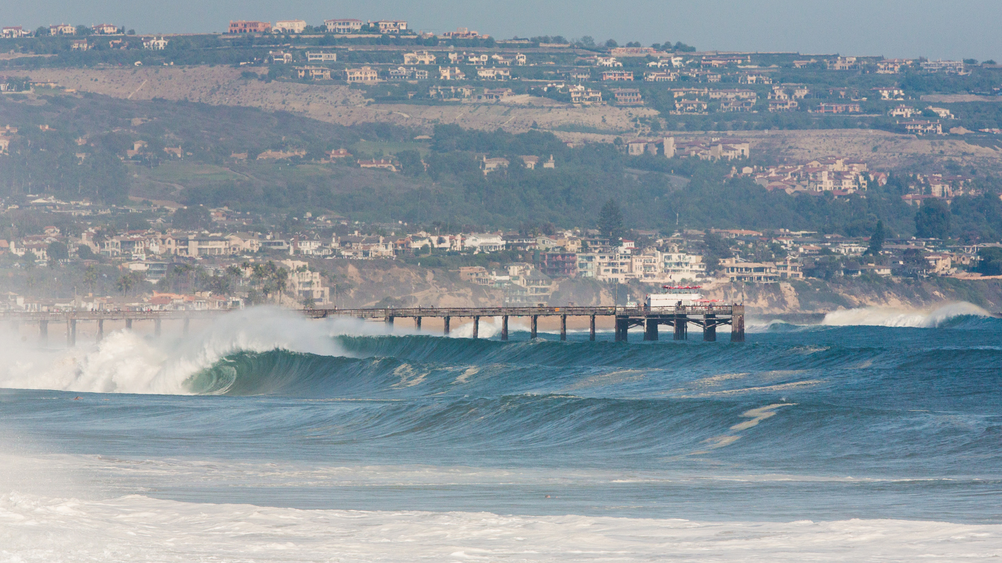 Newport Beach Surf Turns On During Hurricane Swell X Games