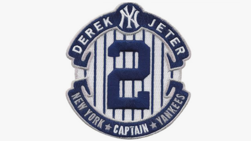 New York Yankees Retired Jersey Number 3 Round Patch