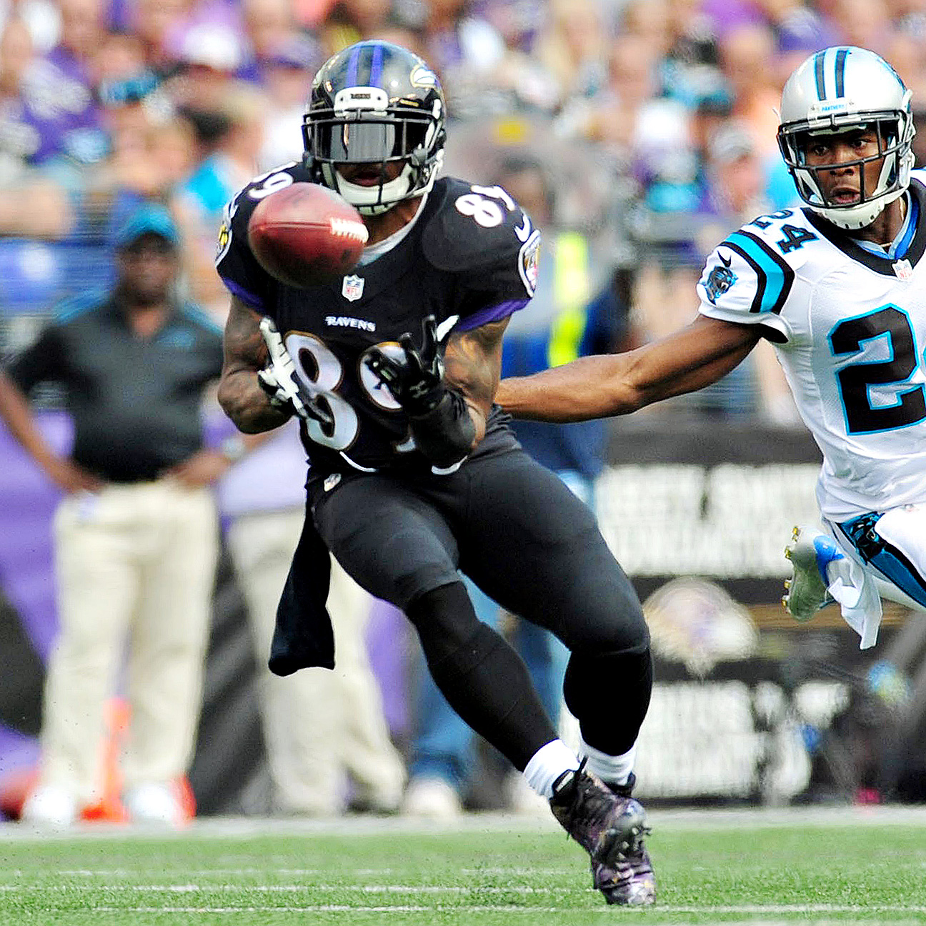 Steve Smith leads Ravens to blowout win over Panthers - Washington Times