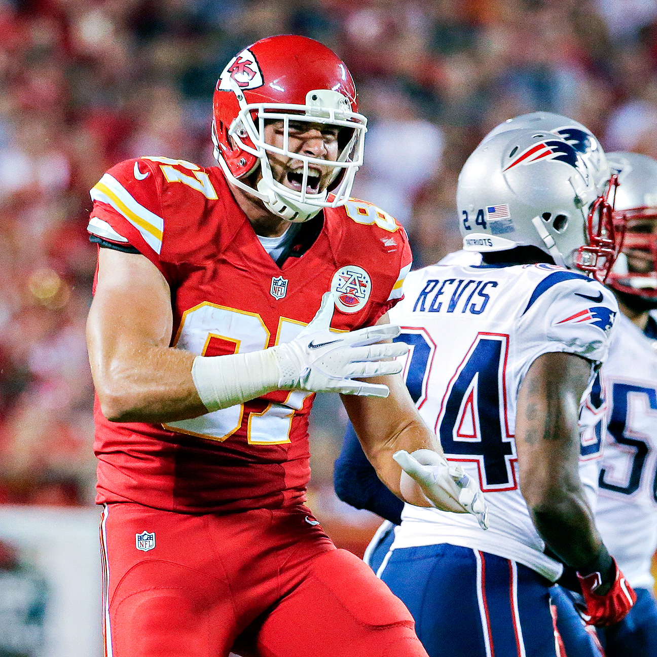 Kansas City Chiefs vs New England Patriots: Alex Smith and Jamaal