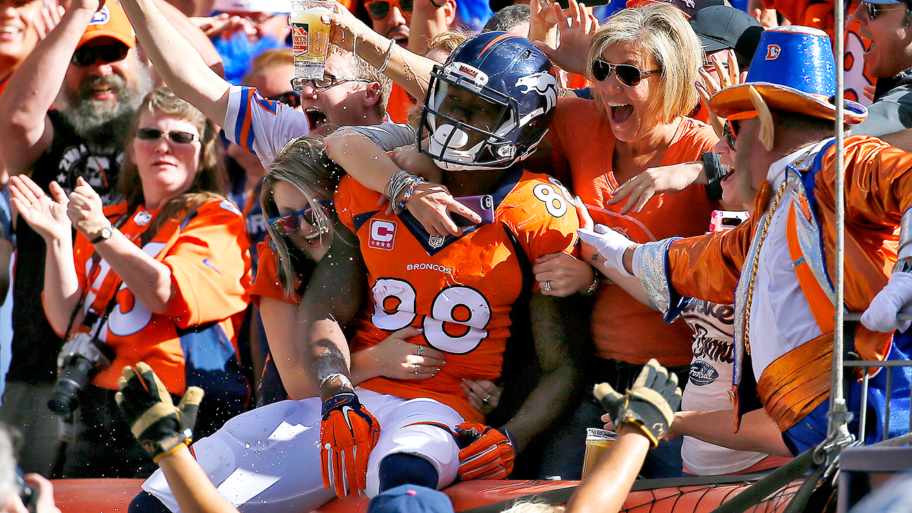 First three-TD game for a Broncos receiver since Demaryius Thomas in 2014.  