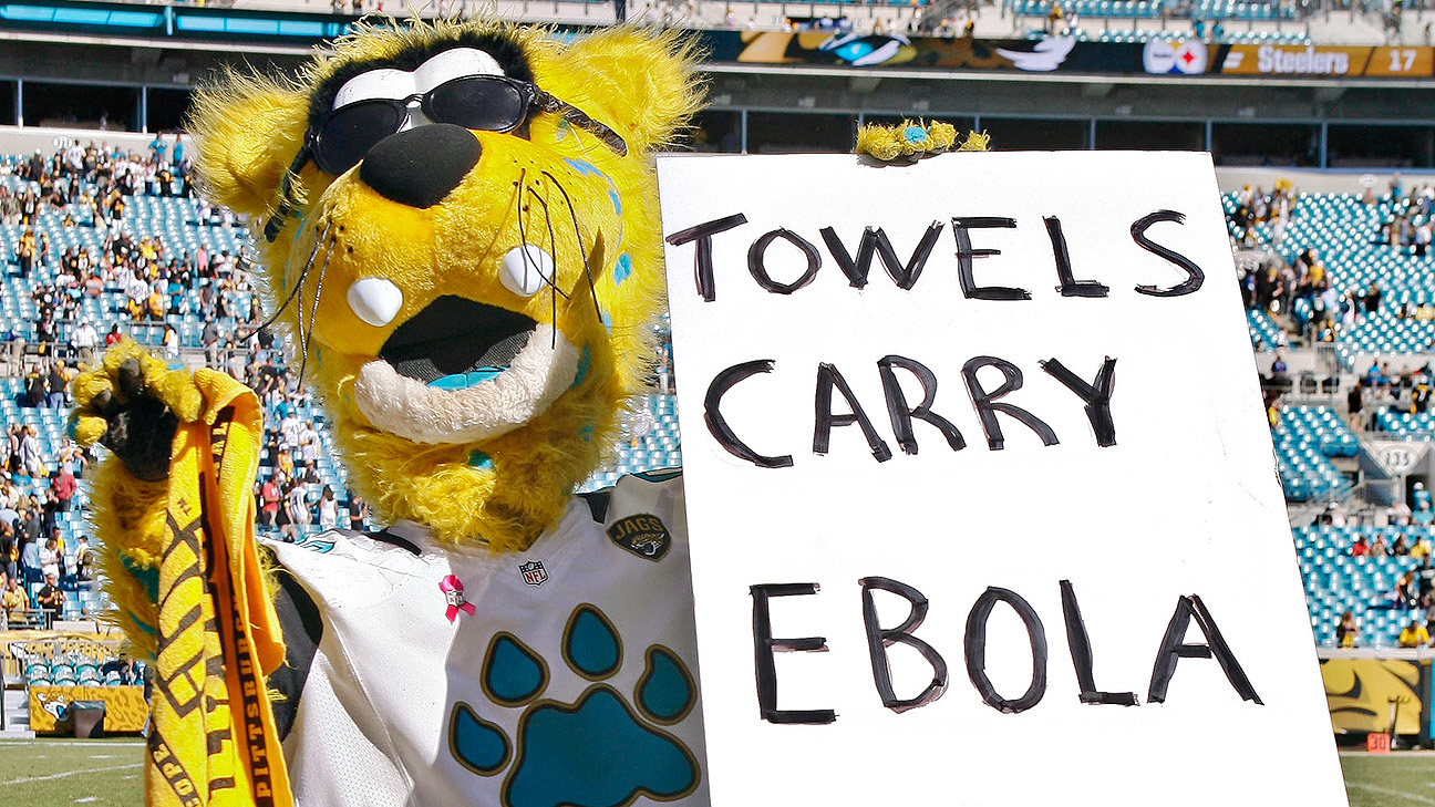 Jaguars mascot catches heat for sign - ABC7 Chicago